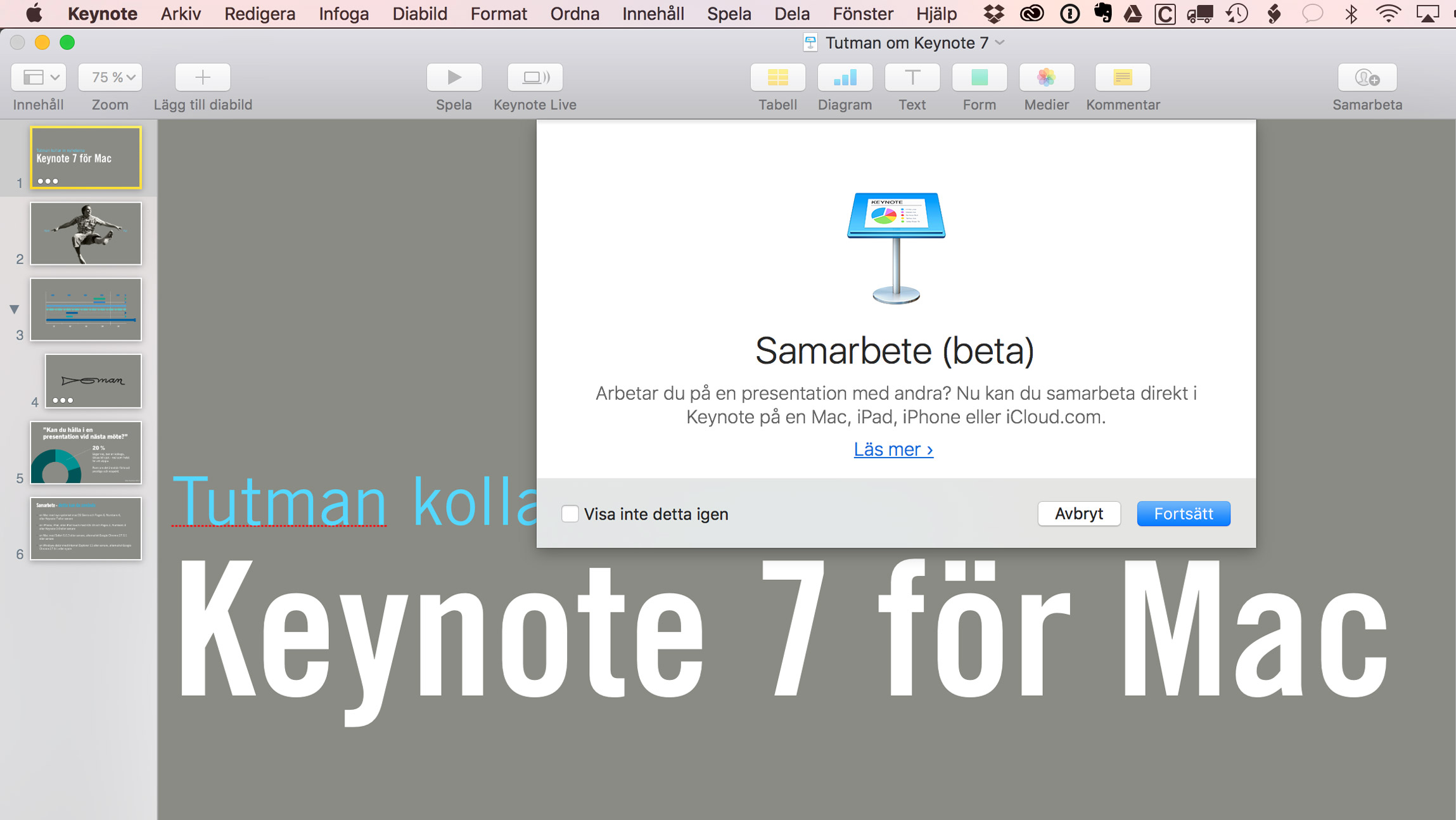 Nyheterna i senaste Keynote för Mac, presentationsprogrammet som proffsen älskar.